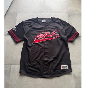 Chase Authentics Dale Earnhardt NASCAR Baseball Jersey Mens XL Black GM